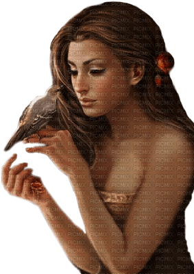 Kaz_Creations Woman Femme Bird - gratis png