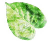 Зеленый листик - Darmowy animowany GIF