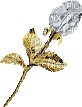золотая роза - Besplatni animirani GIF