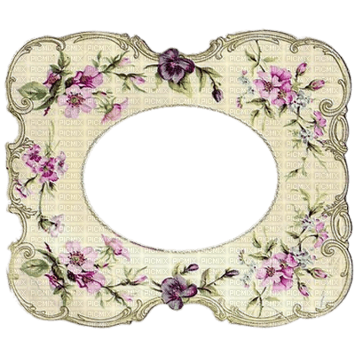 frame-flower-400x400 - ücretsiz png
