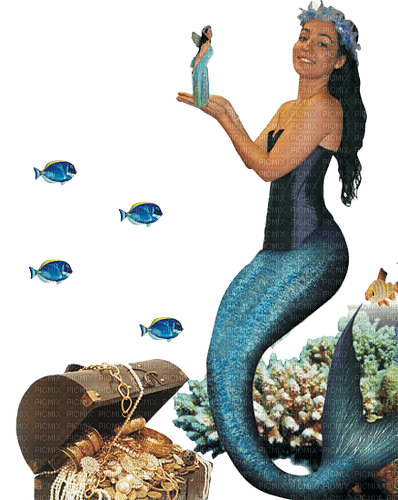 mermaid meerjungfrau sirene sea - zdarma png