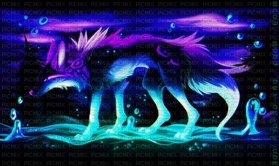 neon wolf - δωρεάν png