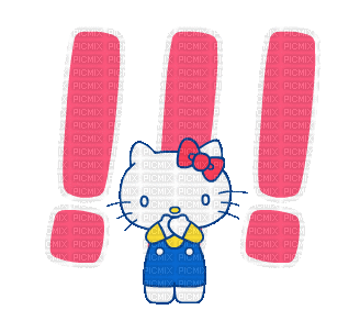 Hello kitty cute mignon kawaii gif sticker - GIF animado grátis