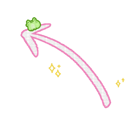 pastel pink arrow - GIF animado gratis