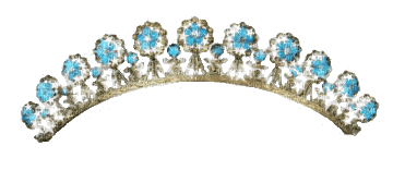 blue diamond crown - Бесплатный анимированный гифка