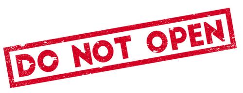Do_not_open - PNG gratuit