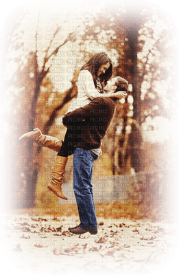 automne couple - Free PNG