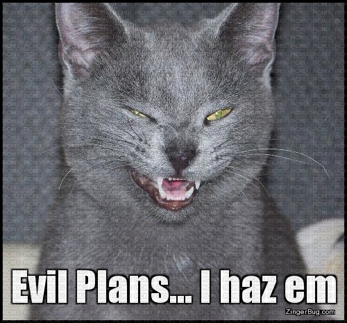 evil plans i haz em cat zingerbug meme y2k edgy - Free PNG