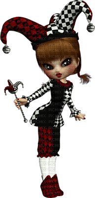 Kaz_Creations Harlequins Harlequin Dolls - gratis png