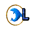 Lettre L Bijou Dolphin - Zdarma animovaný GIF