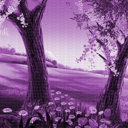 Y.A.M._Fantasy tales background purple - png gratuito