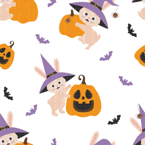 ..:::Background-Transparent Halloween Bunnies:::.. - ilmainen png