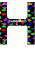 Kaz_Creations Alphabets Colours  Letter H - Gratis animeret GIF