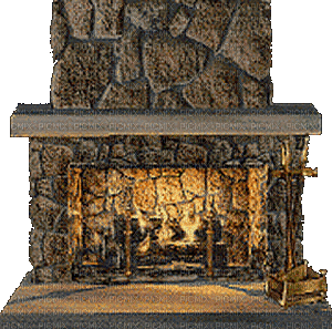 fire feuer feu fond kamin cheminée cheminee fireplace   gif anime animated animation winter hiver room zimmer chambre christmas noel image tube deco - GIF เคลื่อนไหวฟรี