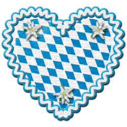 Oktoberfest Bayern Herz - gratis png
