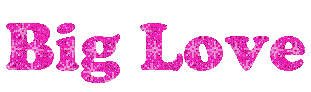 Love Pink Text Gif - Bogusia - Animovaný GIF zadarmo