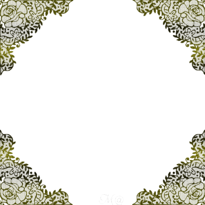 Frame-lace- green - 無料png