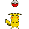 Pikachu pokeball - Бесплатный анимированный гифка