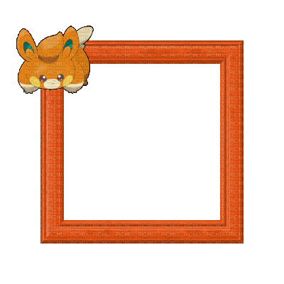 Small Orange Frame - GIF animado gratis