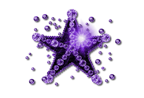 purple star - ücretsiz png