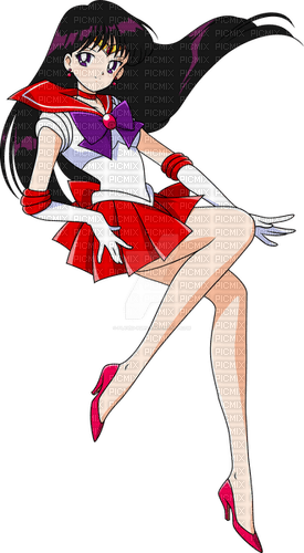 Sailor mars ❤️ elizamio - zdarma png