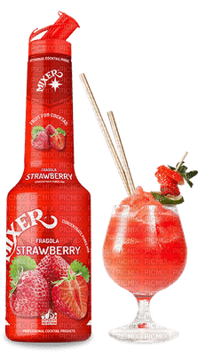 Strawberry  Drink Red -  Bogusia - png grátis