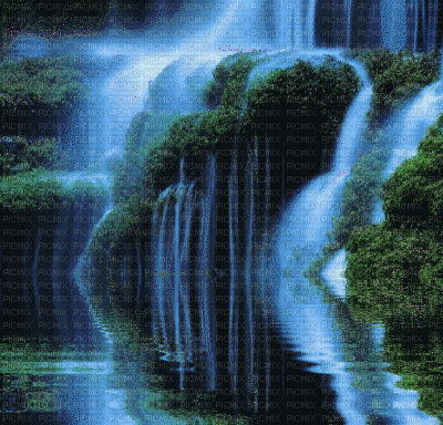 waterfall bp - GIF animado gratis