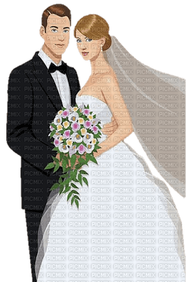 Wedding couple - besplatni png