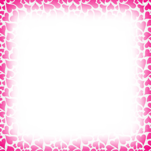 Frame.Hearts.Pink - KittyKatLuv65 - darmowe png