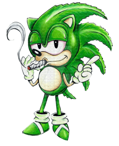 weed sonic - Free PNG