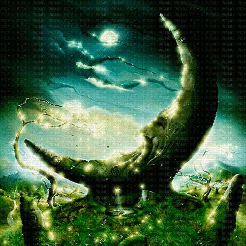 fantasy background by  nataliplus - Bezmaksas animēts GIF