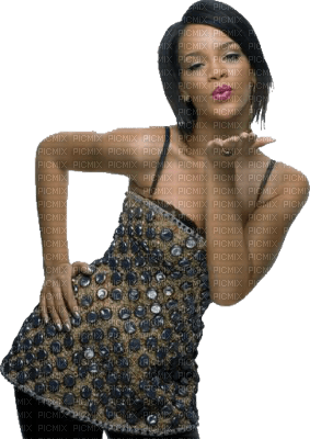 Kaz_Creations Woman Femme Rihanna Singer Music - PNG gratuit