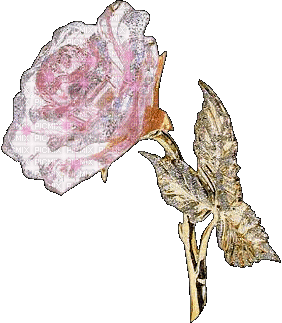 fle fleur rose pink deco glitter gif image - Free animated GIF