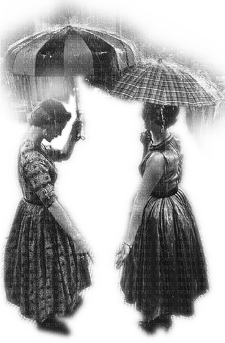 Rena Vintage Women Rain Regen Frauen - фрее пнг