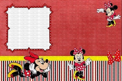 multicolore art image Minnie Disney edited by me - zdarma png