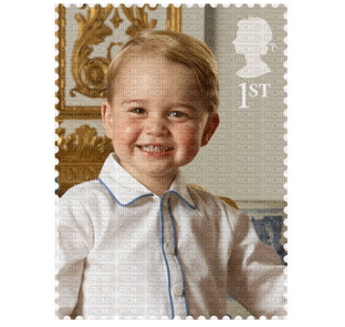 Kaz_Creations Prince George Of Cambridge Stamp - png gratuito