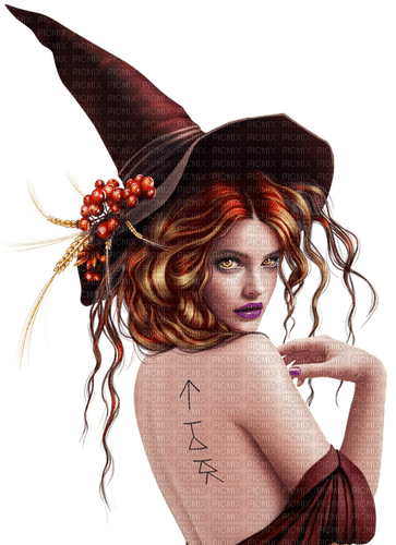 loly33 sorcière halloween - ücretsiz png