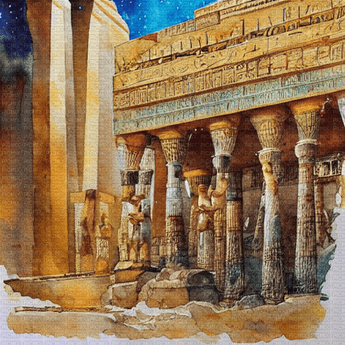 kikkapink ancient egypt painting background - ingyenes png