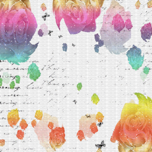 Glitter Flower Parchment BG 9©Esme4eva2021 - 無料のアニメーション GIF