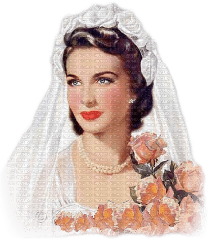 soave woman bride vintage beige brown - png gratuito