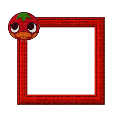 Small Red Frame - Free PNG