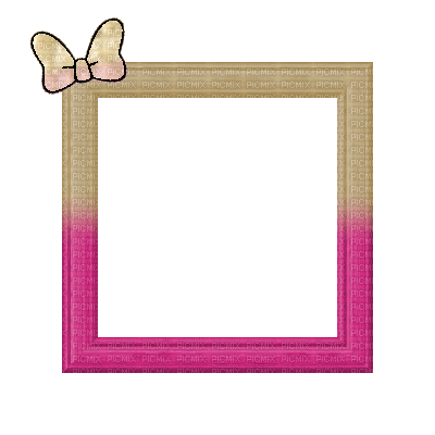 Small Beige/Pink Frame - GIF animasi gratis