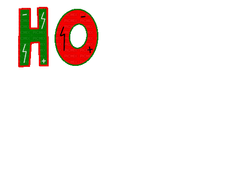 Santa Claus.HoHoHo.Gif.Text.Victoriabea - GIF animé gratuit
