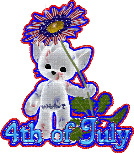 4th of july rufus - Gratis animerad GIF