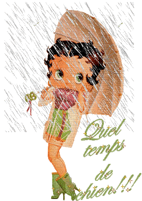 sous la pluie - Bezmaksas animēts GIF