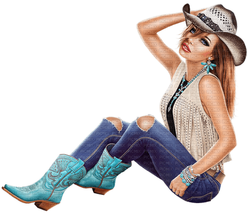 Cowgirl-RM - gratis png