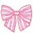 Pink bow - Gratis animeret GIF
