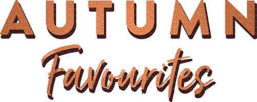 Autumn Favourites Text - Bogusia - PNG gratuit