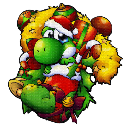 Mario Christmas - безплатен png