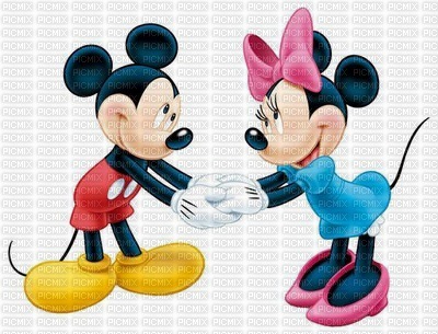 Mickey y Minnie - png ฟรี